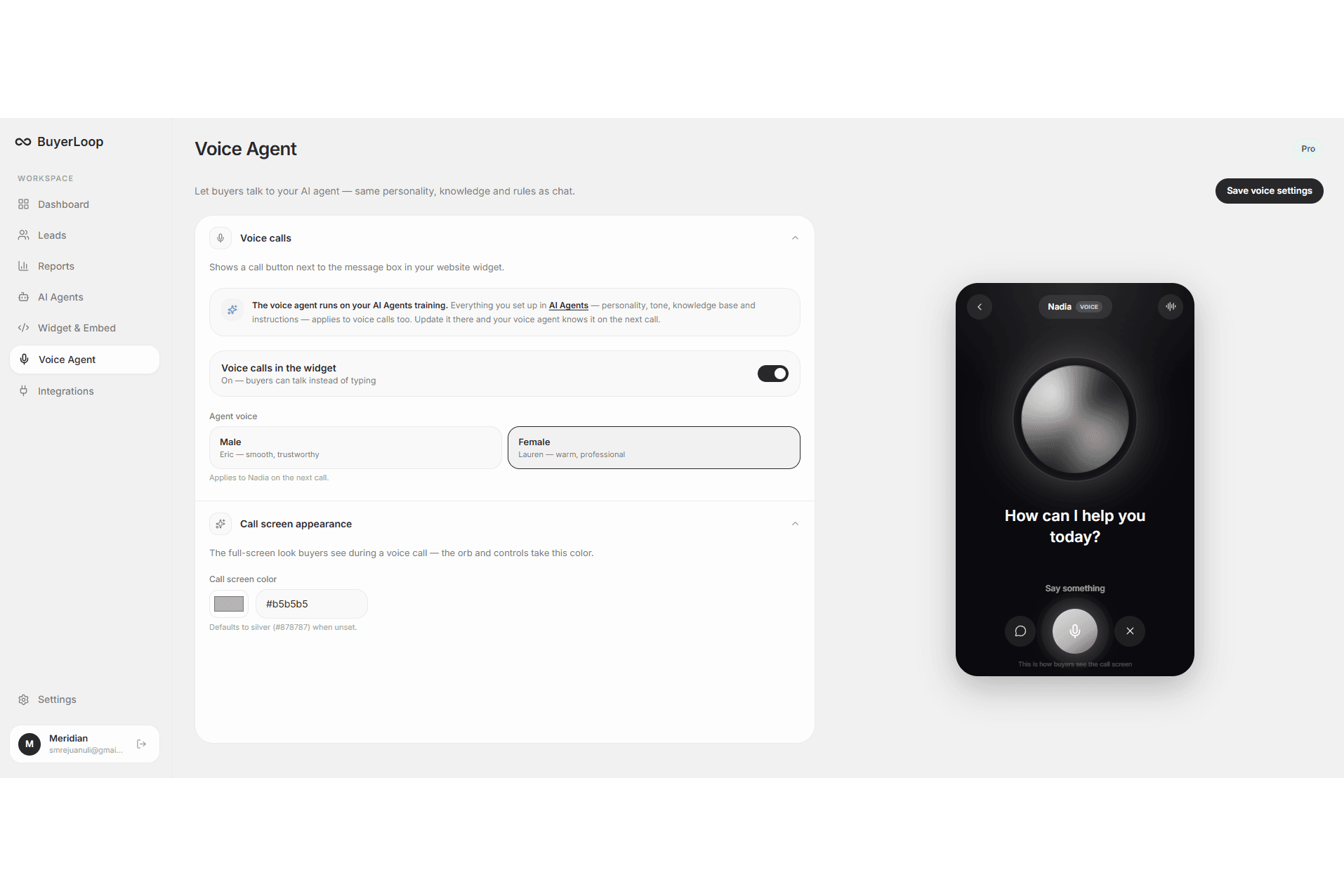 BuyerLoop integrations page